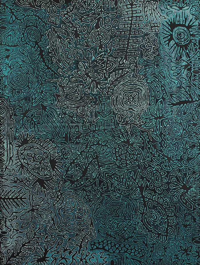 Candy Nelson Nakamarra, Kalipinypa, acrylic on linen, 122 x 91 cm.