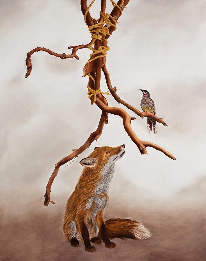 Bronni Krieger, Wishing Tree, 2016, oil on linen, 97 x 122cm