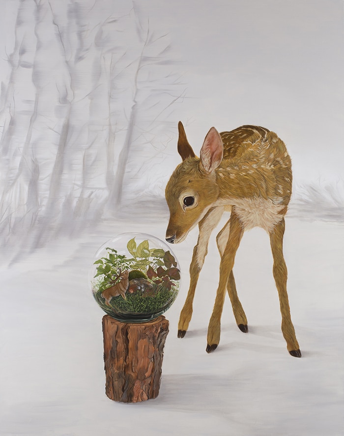 Bronni Krieger, Hinterland, 2016, oil on linen, 97 x 122cm