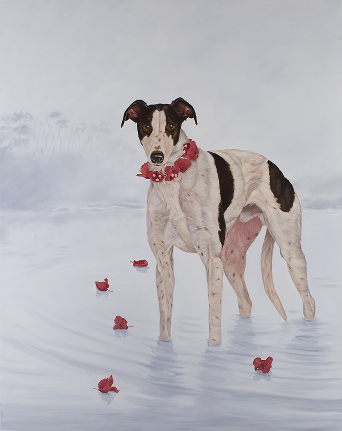 Bronni Krieger, Sport of Suffering, 2016, oil on linen, 97 x 122cm