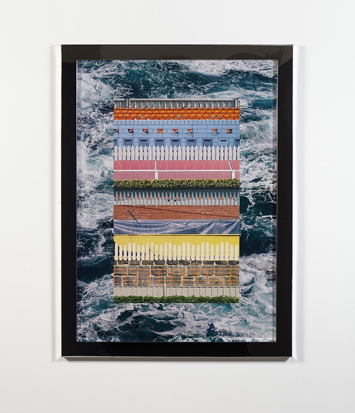 Kristian Laemmle-Ruff, For those who've come across the seas, 2015, C-type print with mirrored acrylic frame, 1130 x 1530mm