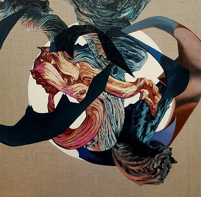 Eliza Cameron, Nocturnus, oil on linen, 35cm x 35cm