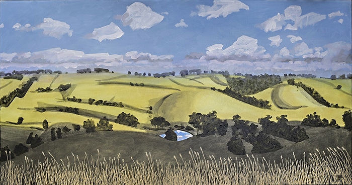 West Gippsland, Oil on canvas, 107cm x 56cm, 2017